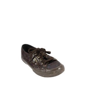 Superga X Roberto Cavalli Womens Python Snakeskin Sneakers Brown Size 38 8